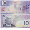 Image 1 : 2005 2 digit RADAR $10.00 note from the Bank of Canada; cat code BC-68a in Choice UNC Condition.