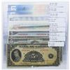 Image 1 : Nearly complete set of $5.00 notes from the Bank of Canada. You will receive an example of a $5.00 n