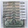Image 1 : Nearly Complete denominational type set of the 1937 series in Good or better condition. You will rec