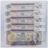 Image 1 : Complete signature type set of the 1971 $10.00 series in VF or better condition. You will receive fi
