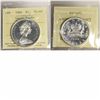 Image 1 : 1966 Large Beads Silver Dollar Commemorative ICCS Certified PL-65 Heavy Cameo