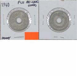 1940 Fiji penny
