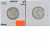 Image 1 : 1903 France 1 franc silver