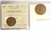 Image 1 : 1925 Canada 1-cent ICCS Certified F-15 - with an error planchet flaw