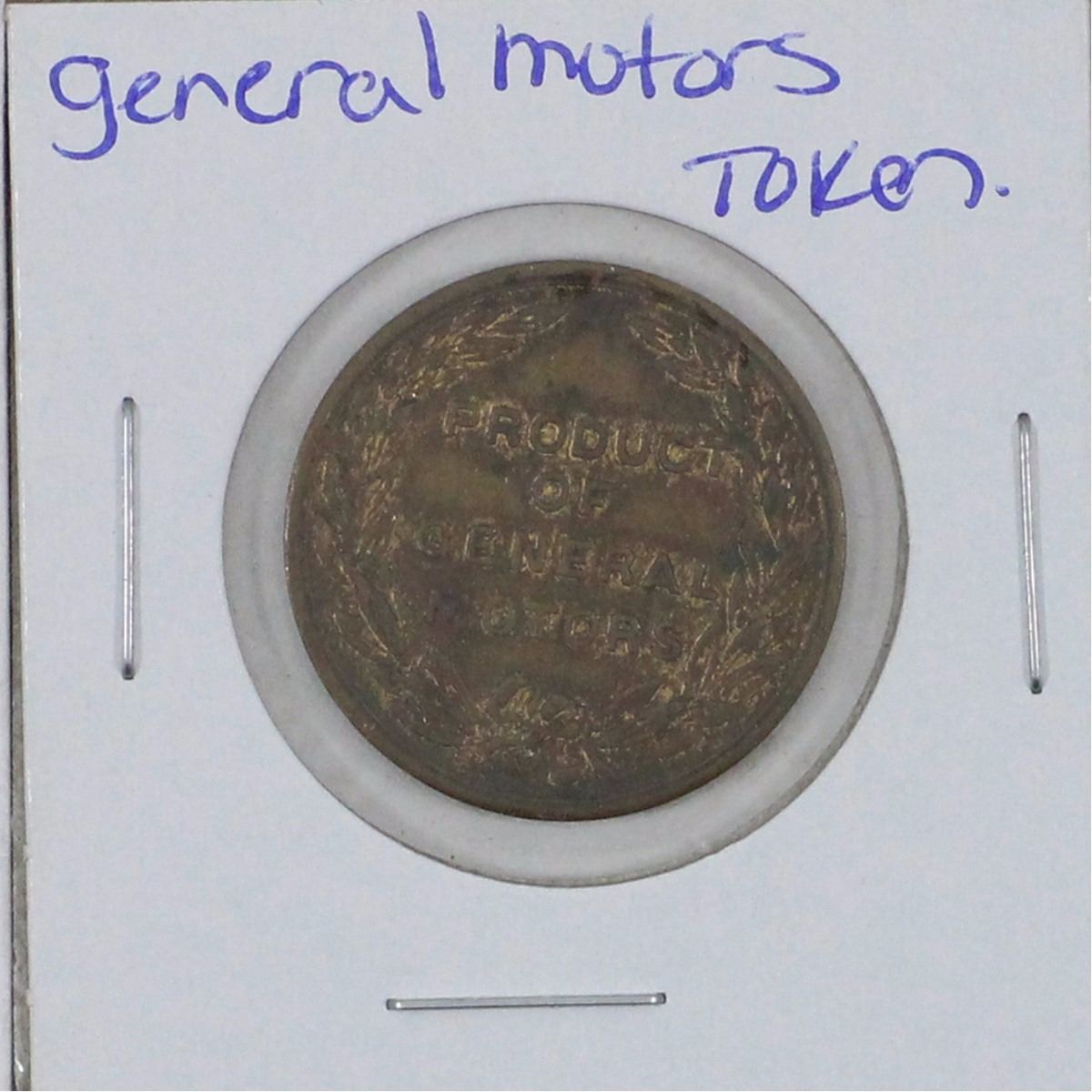 General motors Token. Diameter 25mm