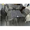 Image 1 : Ornate Patio Table w/2 Arm Chairs