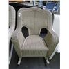 Image 1 : Tan Rattan Rocking Chair