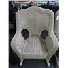 Image 1 : Tan Rattan Rocking Chair