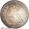 Image 1 : 1862 50C PR67 NGC. The rarity of the business strike 1862 Seated Half Dollar (253,000 pieces produce