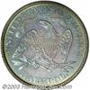 Image 2 : 1874 50C Arrows PR66 NGC. This coin displays small arrowheads flanking the date--a common feature fo