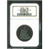 Image 3 : 1874 50C Arrows PR66 NGC. This coin displays small arrowheads flanking the date--a common feature fo