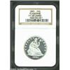 Image 3 : 1883 50C PR68 Cameo NGC. Radiant and untoned, the surfaces possess exceptional field-to-device contr
