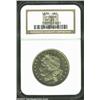 Image 1 : 1879 S$1 Goloid Metric Dollar, Judd-1626, Pollock-1822, R.6(?), PR63 NGC. A second and much finer ex