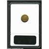 Image 2 : 1851-D G$1--Graffiti, Damaged--ANACS. AU Details, Net XF40. A golden-brown example of this very low.