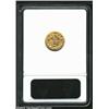 Image 2 : 1854 G$1 Type Two--Rim Damaged--ANACS. AU Details, Net XF40. The rim damage appears to be limited to