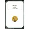 Image 1 : 1904 $2 1/2 MS65 NGC. An extremely lustrous Gem with clean fields and devices. A faint and tiny spot