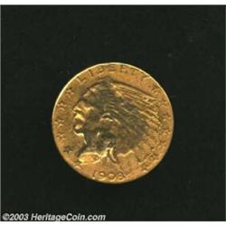1908 $2 1/2--Mount Removed, Scratched--Uncertified. VF Details, Net VG8. The portrait is discolored.