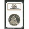 Image 1 : 1869 S$1 Dollar, Judd-765, Pollock-850, R.8, PR65 Cameo NGC. Regular die trials issue for the Seated