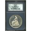 Image 1 : 1870 S$1 Standard Silver Dollar, Judd-996, Pollock-1127, R.7, Proof, Improperly Cleaned, NCS. Libert