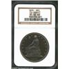Image 1 : 1870 S$1 Dollar, Judd-1004, Pollock-1136, R.7, PR66 Brown NGC. Liberty is seated left on the obverse