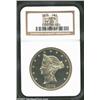 Image 1 : 1873 T$1 Trade Dollar, Judd-1276, Pollock-1418, R.4, PR63 NGC. A distinctive Trade dollar pattern wi