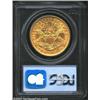 Image 2 : 1873 $20 Closed 3 AU53 PCGS. Somewhat scarcer than its similarly dated Open 3 counterpart, this ligh