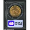 Image 2 : 1873 $20 Open 3 MS61 PCGS. Sharply struck with bright mint luster and lovely pink-gold color, the se