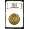 Image 1 : 1881-S $20 AU58 NGC. The minimally worn, mostly lustrous surfaces display pleasing cartwheel visual.