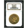 Image 1 : 1883-CC $20 AU58 NGC. A bright orange-gold example with much of the reflective luster still in evide