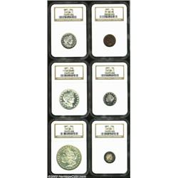 1897 Proof Set NGC Certified. This is a fabulous set of coins. Included are:Cent 1C PR64 Red and Bro