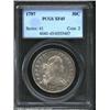 Image 1 : 1797 50C XF45 PCGS. O-101a, R.5. The 1796-1797 Half Dollar is one of the most avidly sought-after ty