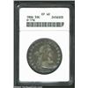 Image 1 : 1806 50C Pointed 6, Stem XF40 ANACS. O-116, R.3. The T in LIBERTY is boldly repunched. A beautifully