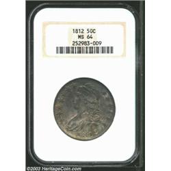 1812 50C MS64 NGC. O-103, R.1. A well struck example except, of course, on the stars on the right si