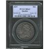 Image 1 : 1829 50C MS63 PCGS. Ex: Queller. O-110a, R.2. A fully original, Choice quality representative, this.