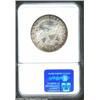 Image 2 : 1832 50C Small Letters MS64 NGC. O-122, R.1. Vibrant mint luster blankets both sides with a pleasing