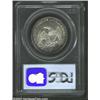 Image 2 : 1837 50C AU55 PCGS. The 7 in the date is sharply recut, and has the appearance of a small 7 over a l