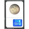 Image 2 : 1864 50C MS64 NGC. Dusky champagne-rose patina enriches the borders of this exquisitely struck near-