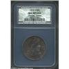 Image 1 : 1893-S 50C Unc Details, Artificial Toning NCS. The cheek has faint slide marks, but the surfaces oth