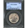 Image 1 : 1899 50C MS65 PCGS. Bright cartwheel luster is tempered by a few blushes of golden patina on the obv