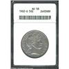 Image 1 : 1902-O 50C AU58 ANACS. Well-struck and free of noticeable abrasions, ample luster is visible just be