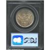 Image 2 : 1907 50C MS64 PCGS. Slightly subdued by a coat of mauve-gray patina, but well struck and very lightl