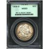 Image 1 : 1908-D 50C MS63 PCGS. Nicely struck with clean surfaces save a small patch of scratches on Liberty's