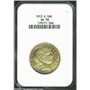 Image 1 : 1913-D 50C AU58 NGC. Nearly complete mint luster covers each side of this high grade Barber Half. Li