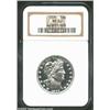 Image 1 : 1899 50C PR62 NGC. A brilliant proof Barber Half that has moderate cameo contrast, especially on the