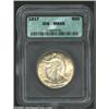 Image 1 : 1917 50C MS66 ICG. Thick, rich satiny luster is matched with light champagne toning accented with da