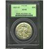 Image 1 : 1921-S 50C XF45 PCGS. A moderately worn example of this key issue in the Walking Liberty series. Sli