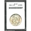 Image 1 : 1938-D 50C MS63 ANACS. A low mintage issue, the present representative is golden tinged over general