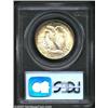 Image 2 : 1945 50C MS66 PCGS. A fantastic Gem with vibrant golden and orange toning at the rims and satiny gre