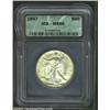 Image 1 : 1947 50C MS66 ICG. Sharply struck and carefully preserved, this Gem exhibits satiny surfaces which a