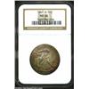Image 1 : 1947-D 50C MS66 NGC. A deeply toned and nicely struck Walker with thick orange and magenta hues, acc